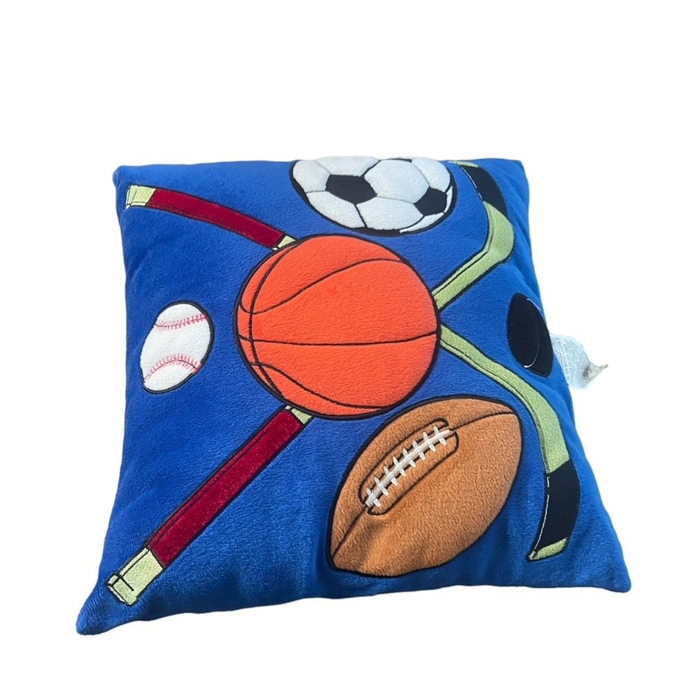 Sports Plush Throw Pillow 15" x 15"